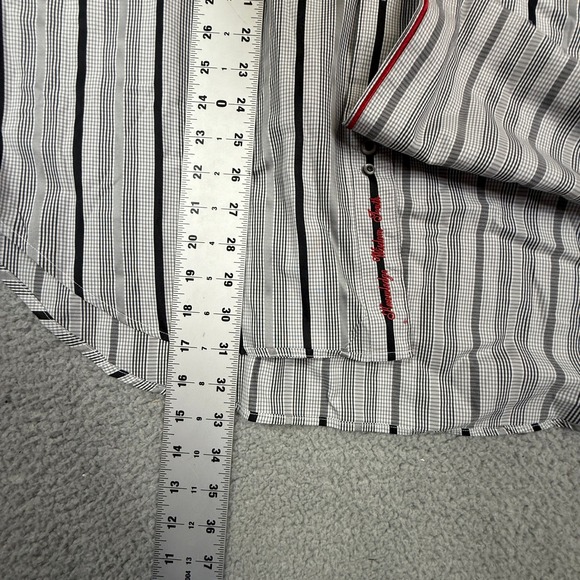 Robert Graham Mens‎ Long Sleeve Striped Button Down Shirt Casual 2XL - Picture 6 of 9